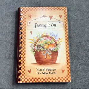 Vintage Spiral Community Church Cookbook